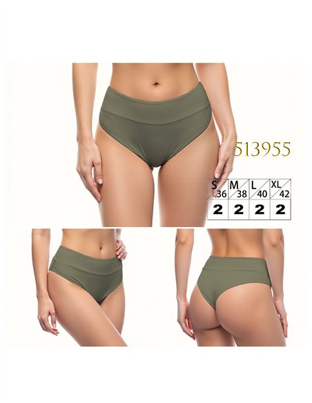 Braguita bikini alta con cinturilla ancha