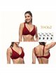 Top bikini escote pico talla grande