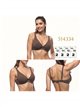 Top bikini escote pico talla grande