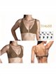 Top bikini con escote pico