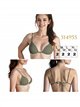 Top bikini triangular con aro