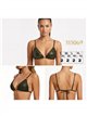 Top bikini triangular halter