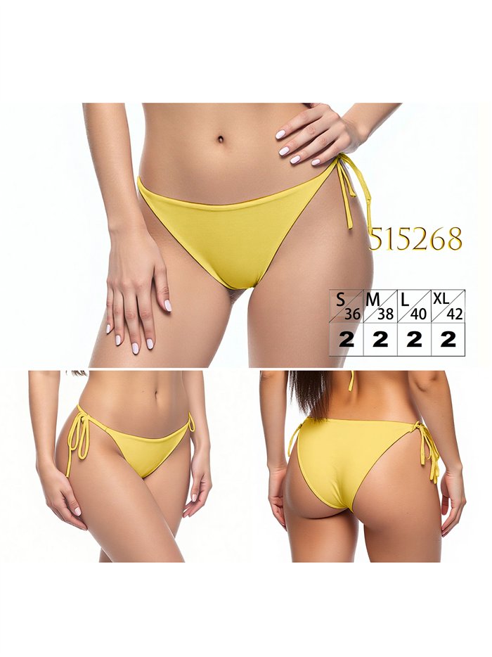 Braguita bikini con lazadas laterales