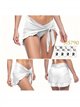 Pareo falda con volante y lazada lateral