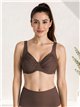 Top bikini fruncida talla grande
