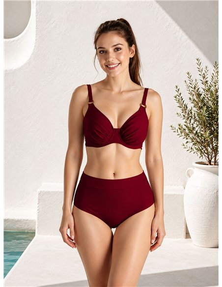 Top bikini tirantes anchos talla grande