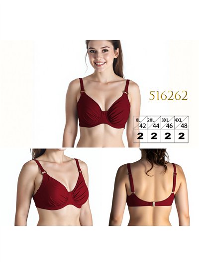 Top bikini tirantes anchos talla grande 2