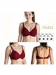 Top bikini tirantes anchos talla grande