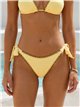 Braguita bikini con lazadas laterales y ribete