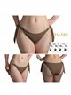 Braguita bikini con lazadas laterales y ribete