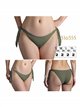 Braguita bikini con lazadas laterales y ribete