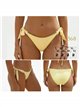 Braguita bikini con lazadas laterales y ribete