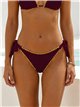 Braguita bikini con lazadas laterales y ribete