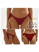 Braguita bikini con lazadas laterales y ribete