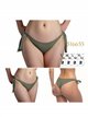 Braguita bikini con lazadas laterales y ribete