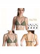 Top bikini triángulo con anillas decorativas