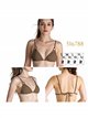 Top bikini triángulo con anillas decorativas