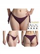 Braguita bikini con lazadas laterales con anillas decorativas