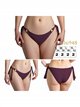 Braguita bikini con lazadas laterales con anillas decorativas