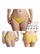 Braguita bikini con lazadas laterales con anillas decorativas