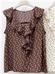 Blusa de lunares con volante