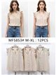 Camicetta a pois con maniche a volant