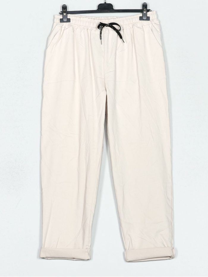 Pantaloni jogger con elastico in vita taglie forti | ZD-81511