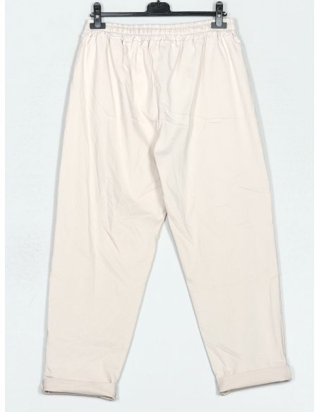 Pantaloni jogger con elastico in vita taglie forti | ZD-81511