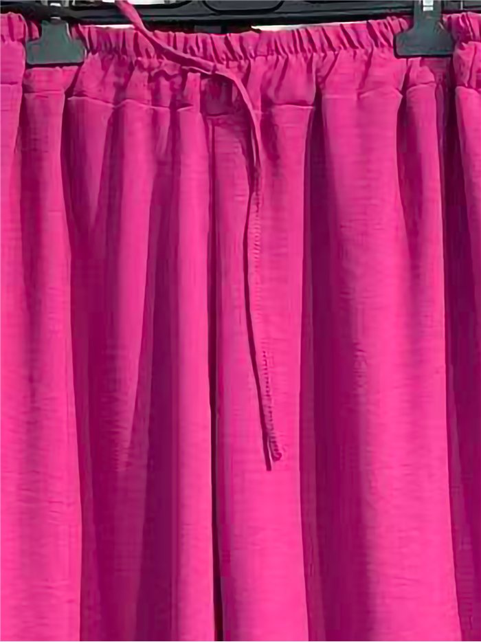 Pantalón fluido liso