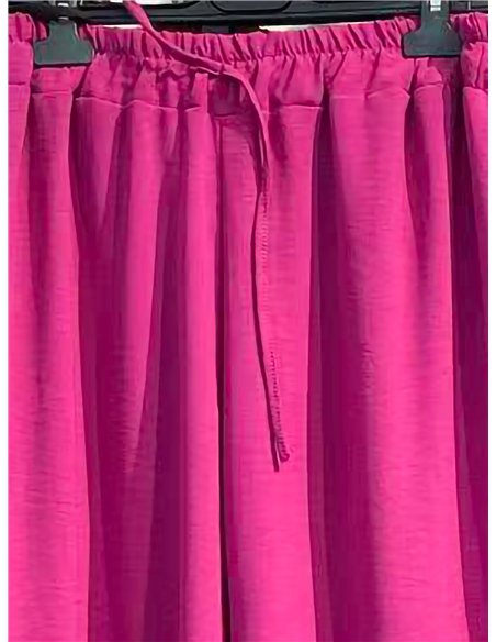 Pantalón fluido liso