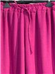 Pantalón fluido liso