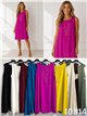 Kurzes, ärmelloses, schlichtes Kleid mit Kragen