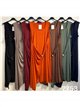 Gerafftes Lycra-Midikleid mit Schnalle