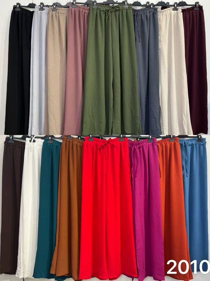 Pantalón fluido liso