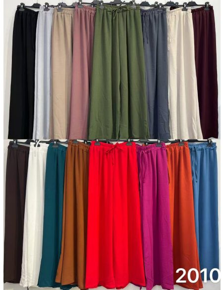 Pantalón fluido liso