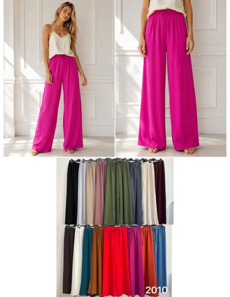 Pantalón fluido liso
