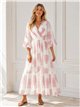 Bedrucktes Plumeti-Kleid