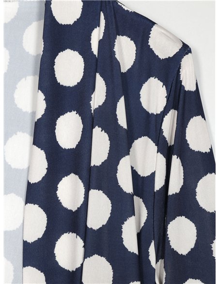 Chaqueta larga lycra lunares