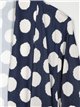 Chaqueta larga lycra lunares