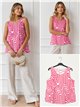 Blusa lycra estampada