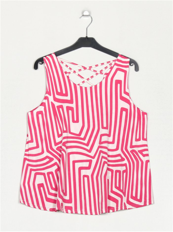 Blusa lycra estampada