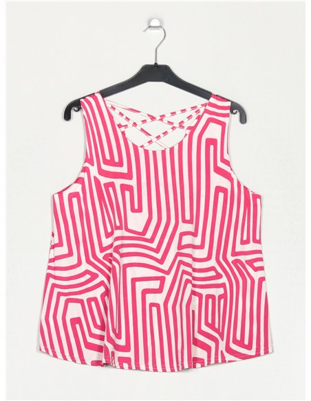 Blusa lycra estampada