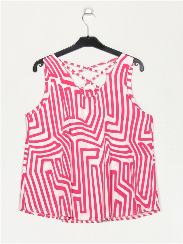 Blusa lycra estampada