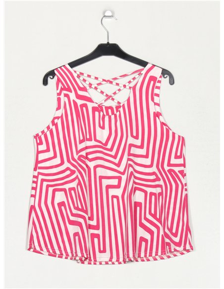 Blusa lycra estampada