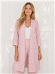 Chaqueta larga lycra estampada