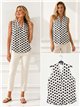 Blusa lycra lunares