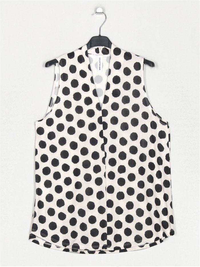 Blusa lycra lunares