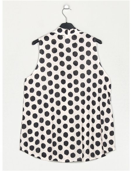 Blusa lycra lunares