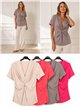 Blusa lycra nudos