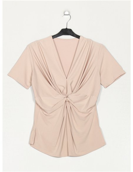 Blusa lycra nudos